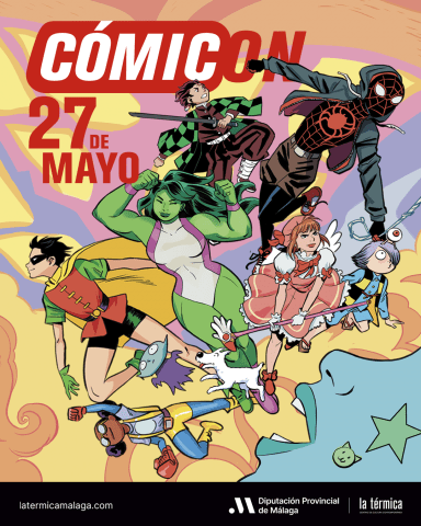 La Térmica celebra este viernes la II edición de CómicOn con diálogos, firmas, concurso de cosplay, masterclass y una ludoteca
