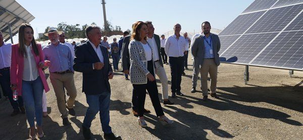 La nueva planta fotovoltaica de Moguer permitirá regar 550 hectáreas de cultivos con energías renovables