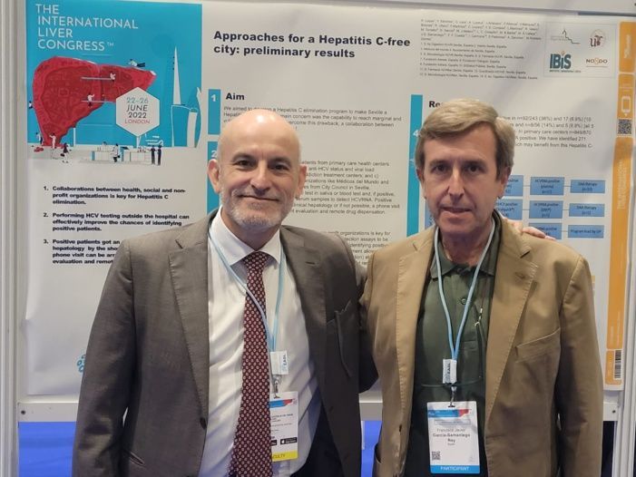 El Congreso Europeo del Hígado acoge los resultados de la primera experiencia de eliminación de la hepatitis C en ciudades, desarrollada en Sevilla