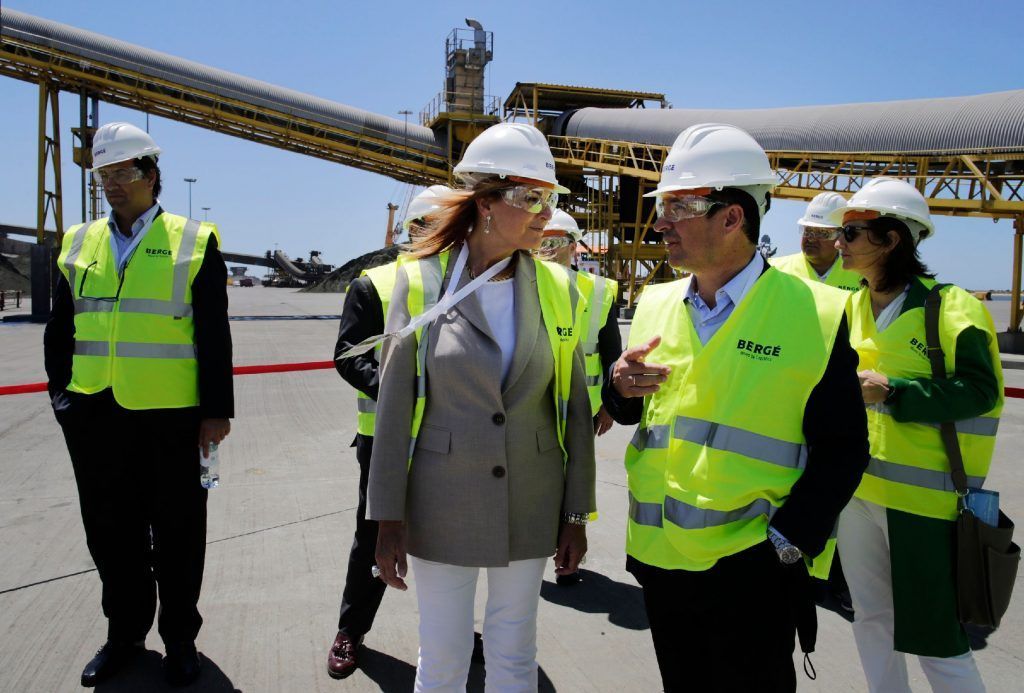 La nueva terminal de graneles mecanizada de BERGÉ, un paso más en la senda de crecimiento de la actividad del Puerto de Huelva