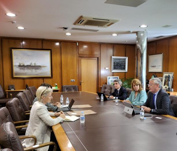 El Puerto de Huelva apoya la actividad de Air Liquide con una prórroga de su concesión en el polígono industrial de la Punta del Sebo