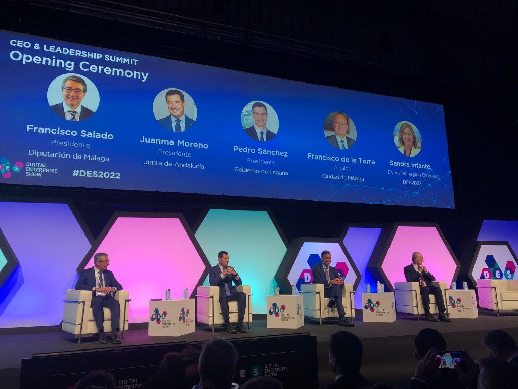 Salado, en el DES: “Málaga quiere ejercer un liderazgo cooperativo en la revolución digital que se irradie al resto de Andalucía y del Sur de Europa”