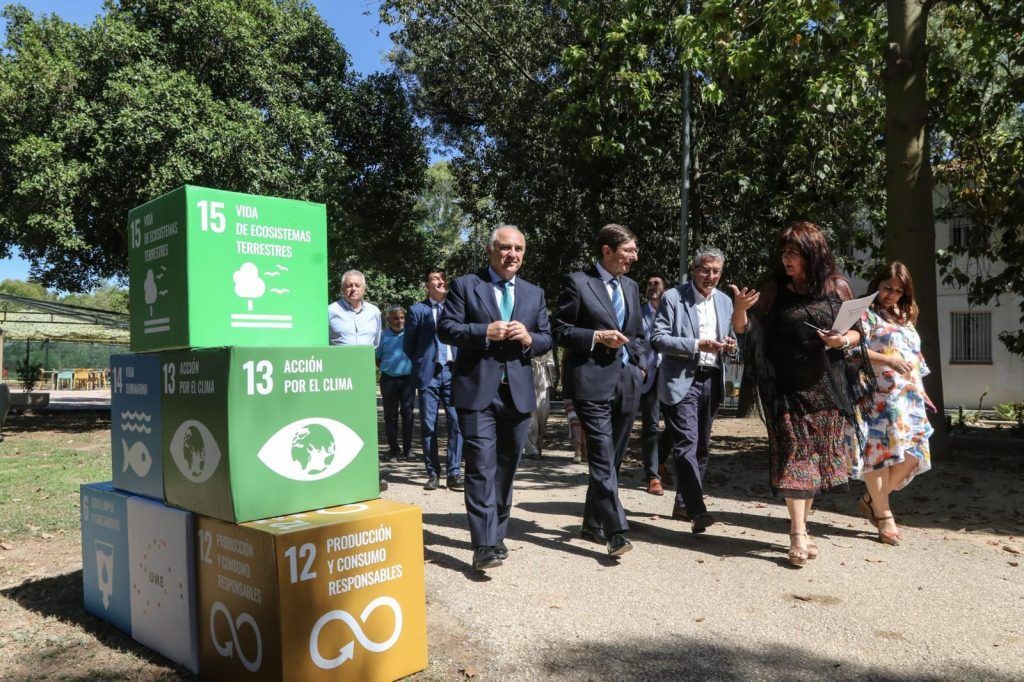 Goirigolzarri y Salado ponen en valor La Noria como centro de referencia internacional de la innovación social gracias a la alianza entre la Diputación y la Fundación “la Caixa”