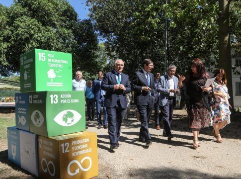 Goirigolzarri y Salado ponen en valor La Noria como centro de referencia internacional de la innovación social gracias a la alianza entre la Diputación y la Fundación “la Caixa”