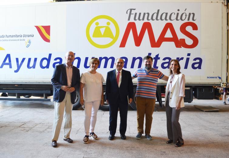Fundación MAS y Grupo MAS envían un tercer camión con 15 toneladas de ayuda humanitaria a Ucrania