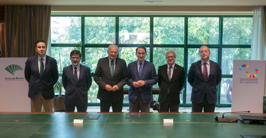 Unicaja Banco reafirma su apoyo al Observatorio Empresarial para la Consecución de la Agenda 2030, impulsado por CEA