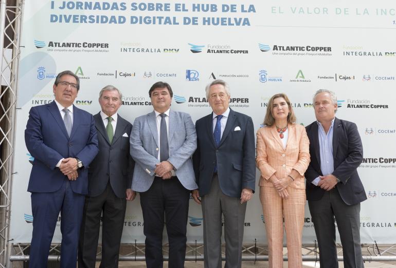 Atlantic Copper, la Fundación Atlantic Copper y la Fundación Integralia DKV organizan las I Jornadas del Hub de la Diversidad Digital de Huelva