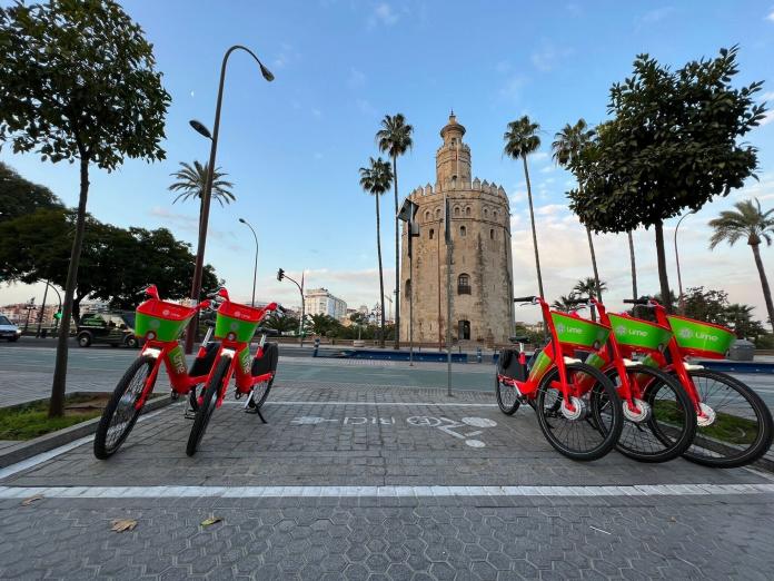 Las bicicletas eléctricas de Lime, ahora disponibles en la app de Uber en Madrid y Sevilla