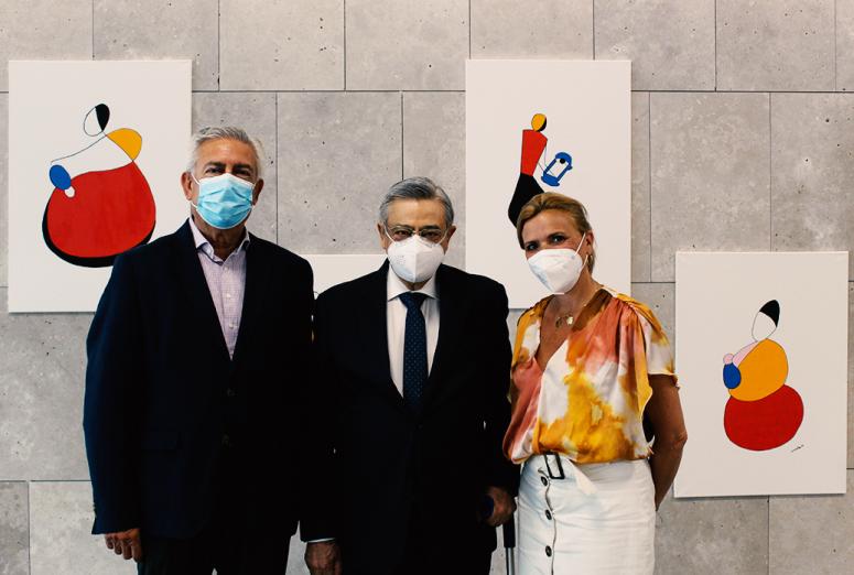 El Hospital Materno-Infantil Quirónsalud recibe la donación de nueve obras del pintor Antonio Haya