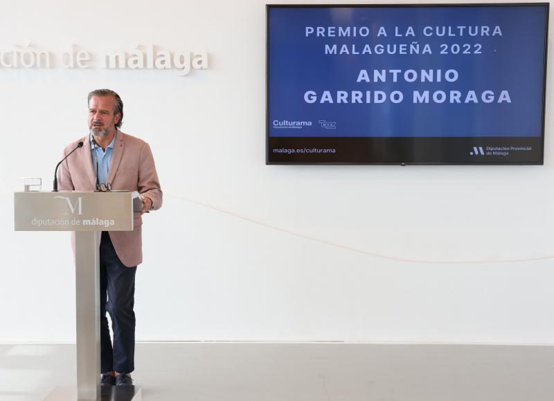 La Diputación convoca la edición 2022 del Premio a la Cultura Malagueña Antonio Garrido Moraga