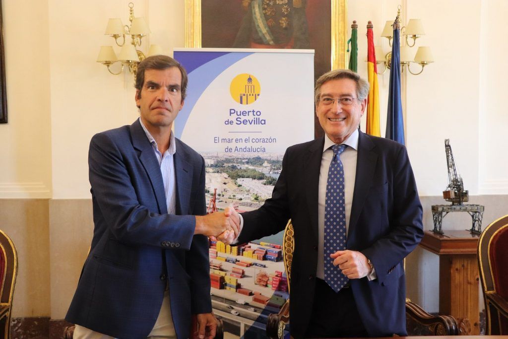 Puerto de Sevilla y Fundación Nao Victoria firman un convenio para conmemorar el regreso de Elcano y divulgar la historia de Sevilla como ciudad portuaria