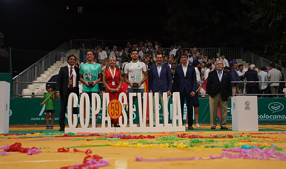Moreno destaca que la Copa Sevilla Challenger supone un escaparate del deporte en Andalucía