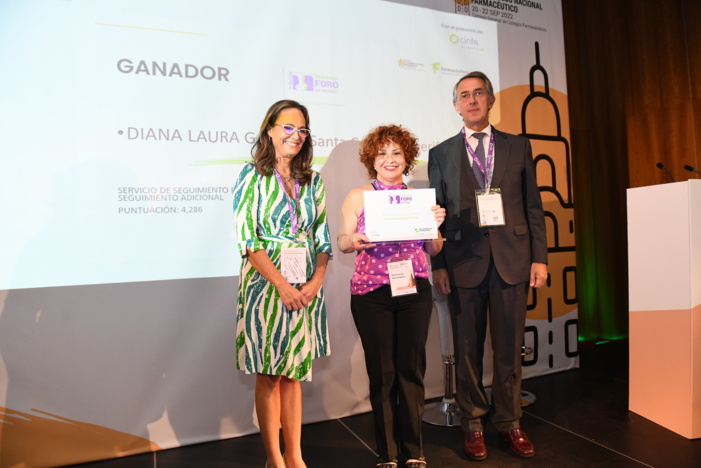 Diana Laura García Martín, ganadora de la  XI edición de los premios  Foro RO AF-FC