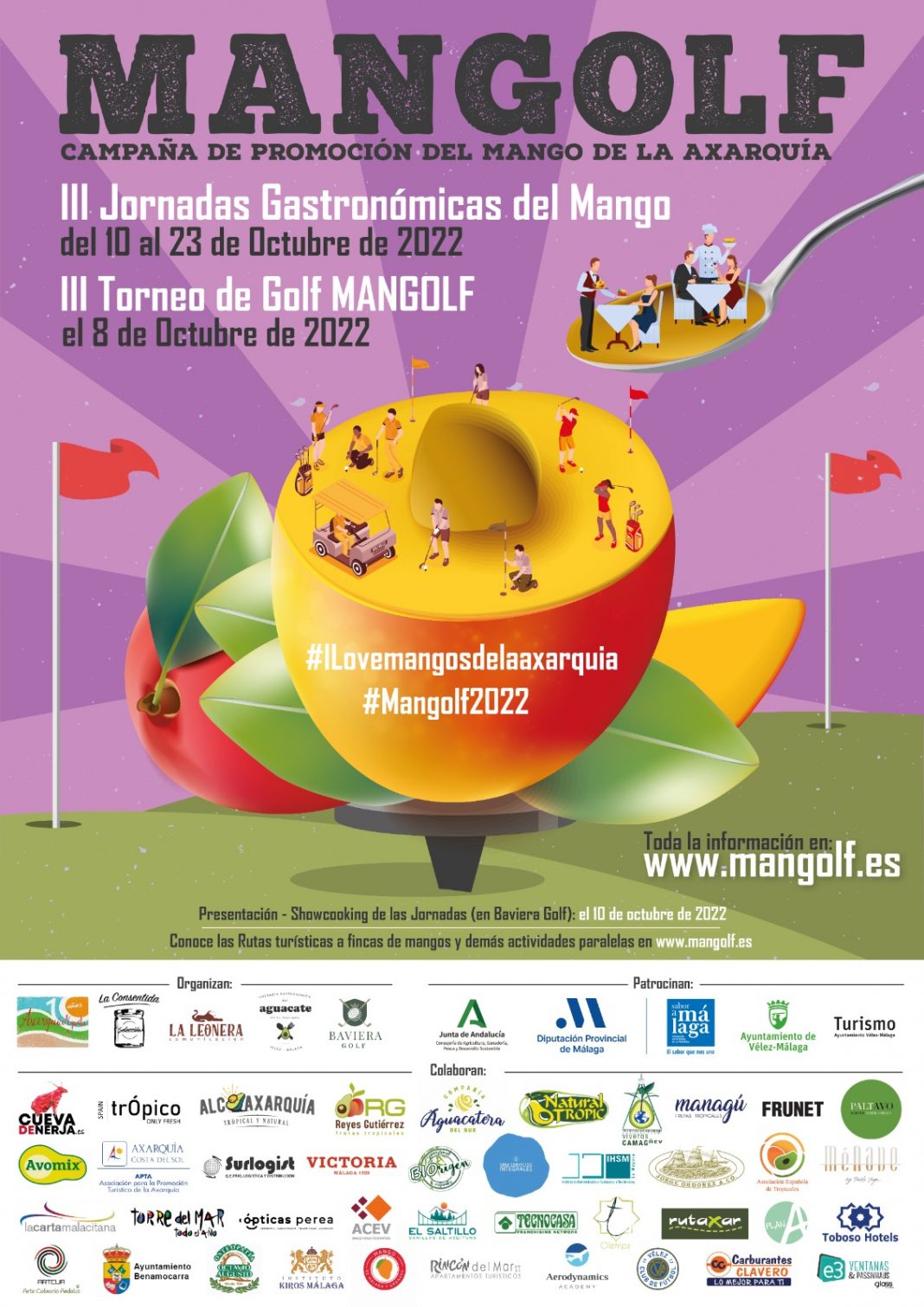 La Diputación impulsa una campaña de promoción del mango de la Axarquía que aúna agricultura, gastronomía, turismo y deporte