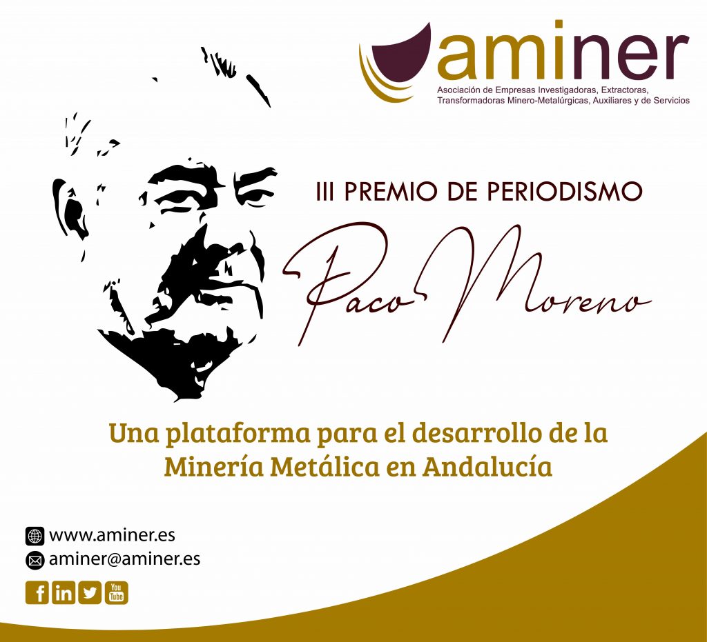 <strong>AMINER entregará el III Premio de Periodismo ‘Paco Moreno’ el 29 de noviembre en Sevilla</strong>