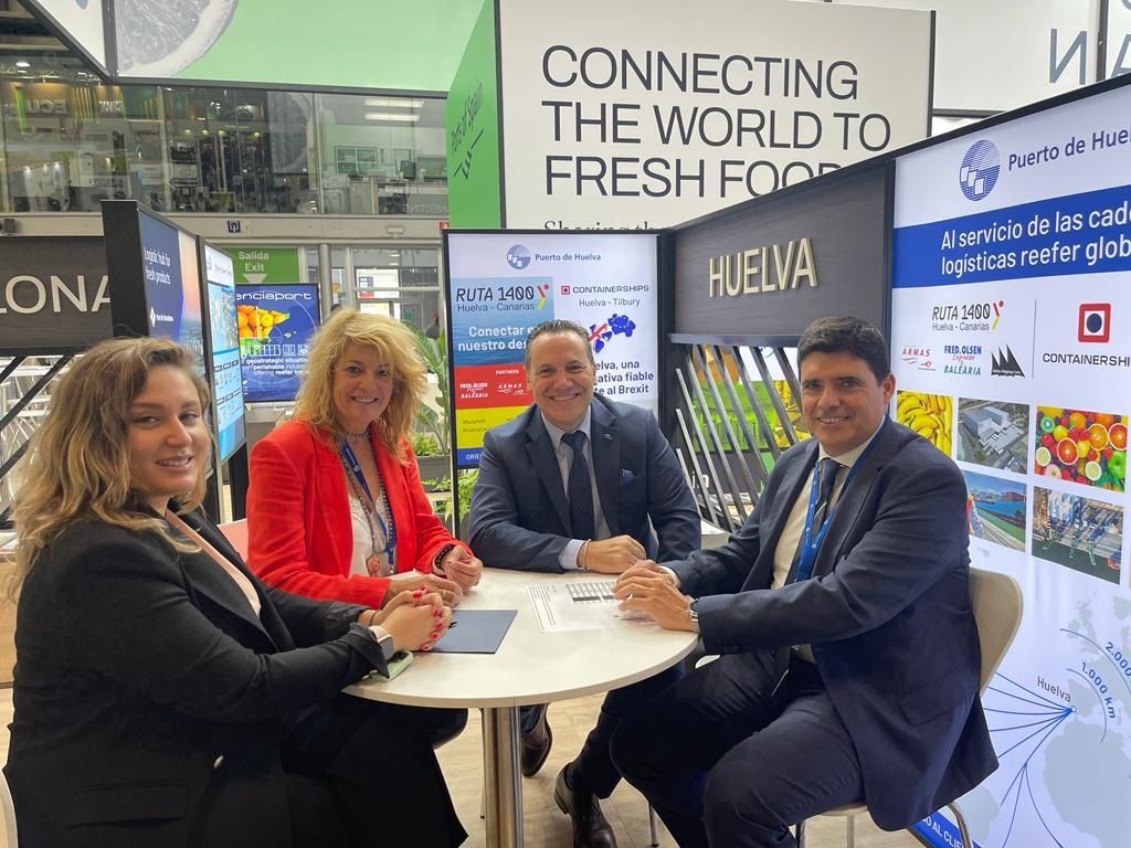 El Puerto de Huelva presenta en Fruit Attraction los proyectos de crecimiento del Muelle Sur como referente intermodal del suroeste europeo para potenciar los sectores productivos de la provincia