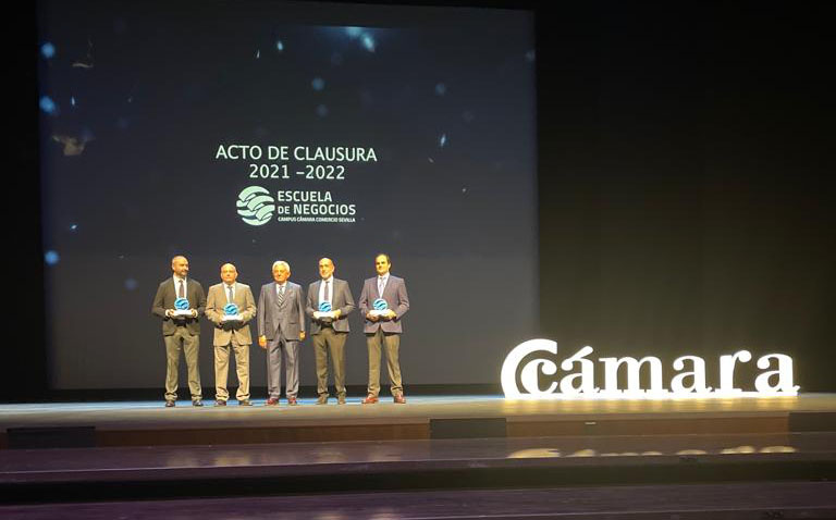 La Escuela de Negocios de la Cámara de Sevilla galardona a cuatro empresas por el valor que le dan a la formación de sus empleados