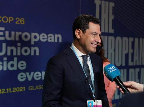 El presidente de la Junta participa desde el martes en las reuniones de la Cumbre del Clima COP27 