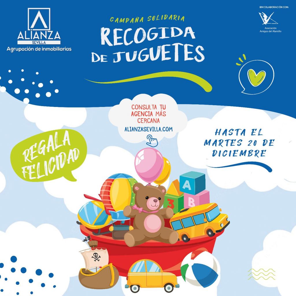 <strong>ALIANZA Sevilla inicia su 9ª Campaña de Recogida de Juguetes para los niños y niñas sevillanos</strong>