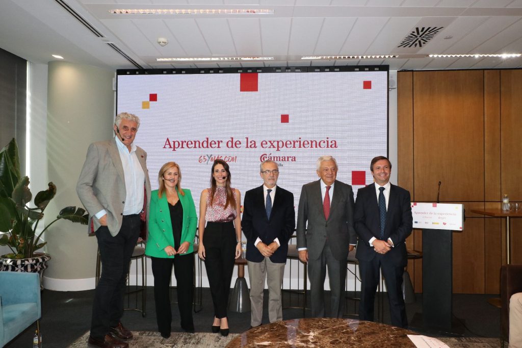 Fernando Romay, la Cámara de Comercio de Sevilla y 65YMÁS, unidos en la campaña ‘Aprender de la Experiencia’