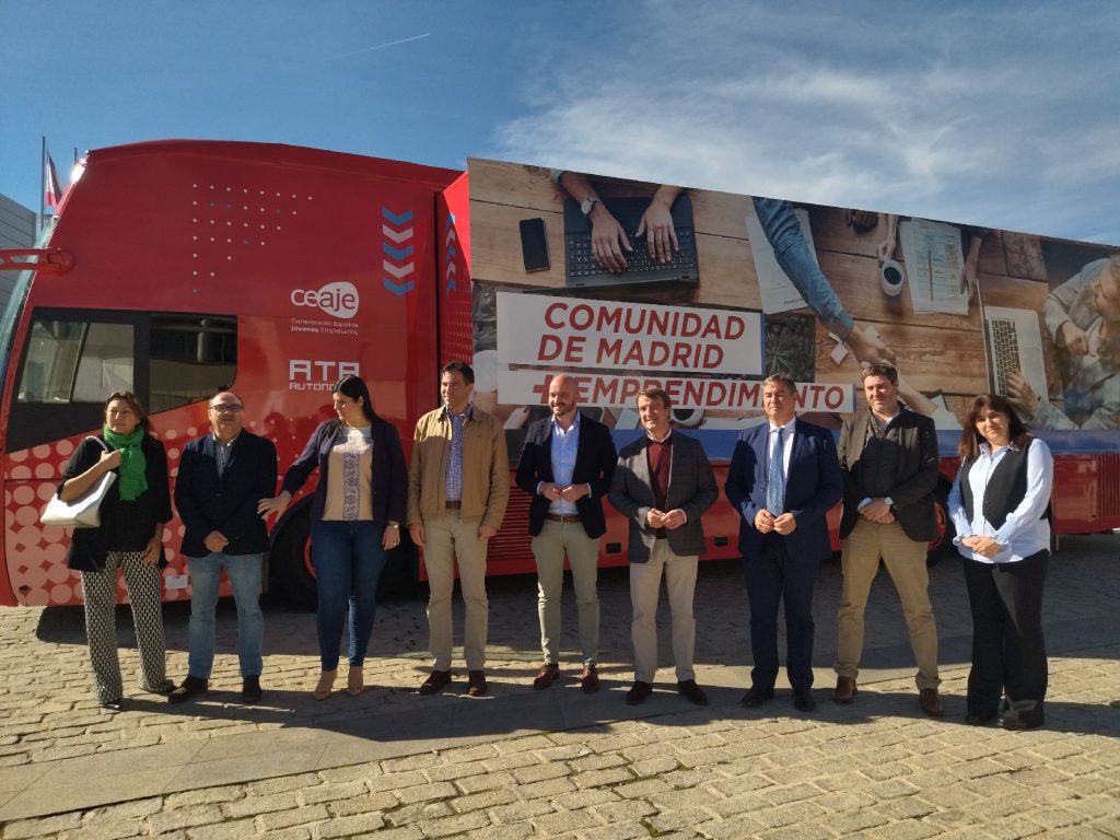 El Autobús del Emprendedor recorrerá 20 municipios de Madrid