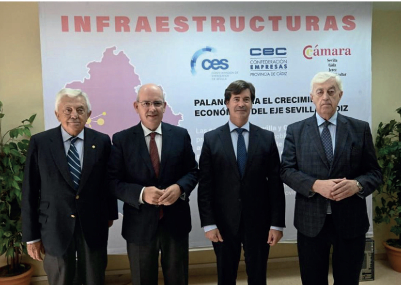 Cámaras Andalucía apoya la reivindicación empresarial para mejorar la conexión viaria entre Sevilla y Cádiz