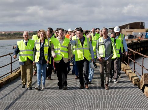 <strong><br>Las o</strong><strong>bras de restauración del Muelle de Tharsis se centran en la rehabilitación del embarcadero</strong>