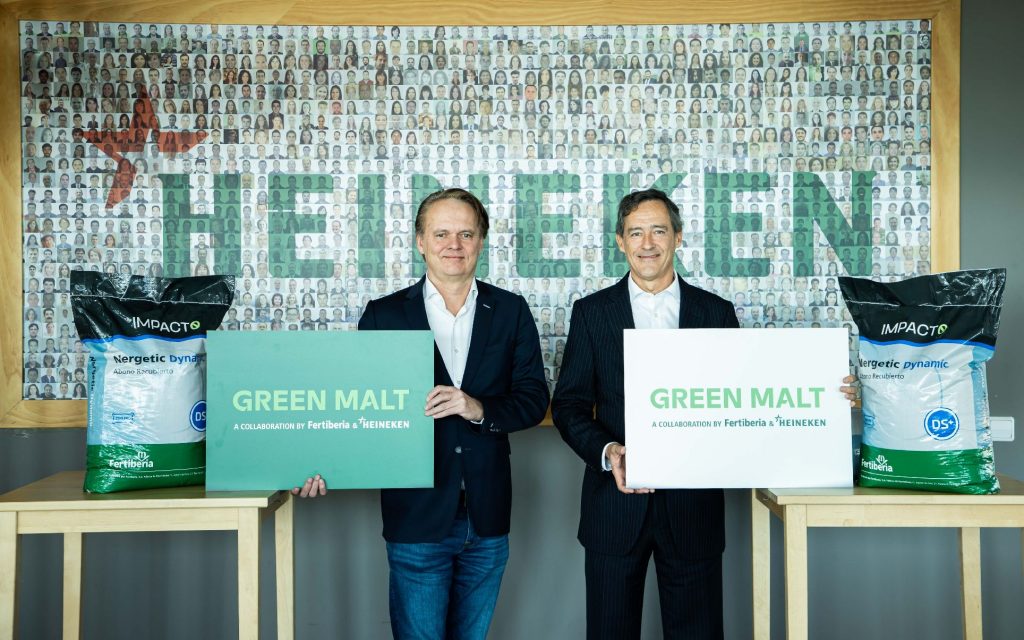 HEINEKEN España  y Fertiberia ponen en marcha en Andalucía un proyecto pionero en el mundo para producir cebada cervecera sostenible a partir de hidrógeno verde