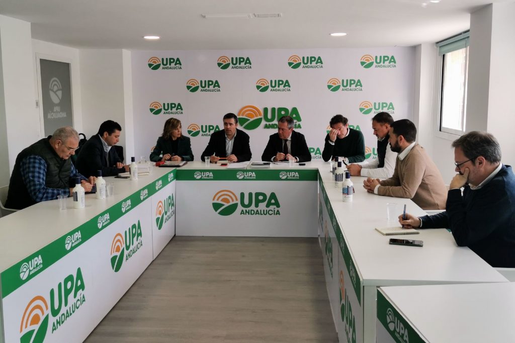 UPA Andalucía plantea al PSOE cuestiones clave en un año 2023 fundamental para la agricultura y ganadería familiar 