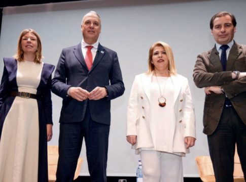 Juan Carlos Ruiz Boix, presidente de la Diputación de Cádiz, en los Encuentros Informativos de Europa Press