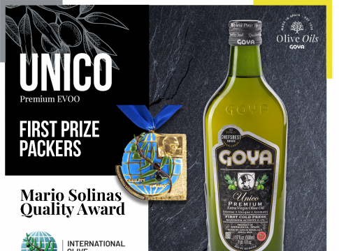 <strong>Goya España se alza con el 1o Premio del Concurso Mario Solinas en la categoría de envasadores de AOVE con su aceite GOYA</strong><strong>® </strong><strong>Unico</strong>