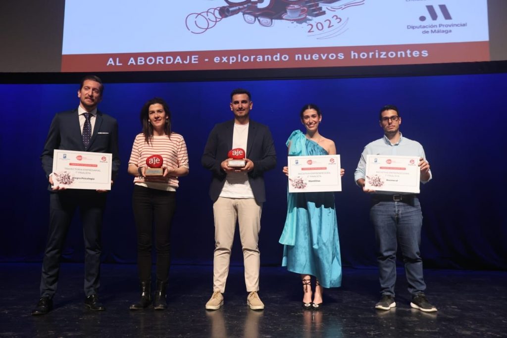 <strong>La Cheesequería y Eneso Tecnología de Adaptación se alzan con los Premios AJE Málaga 2023</strong>
