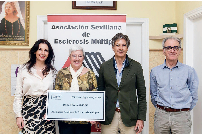 AEDAS Home galardonada con el ‘IV Premio Seguridad y Salud’ por el proyecto Jardines Hacienda Rosario de Sevilla