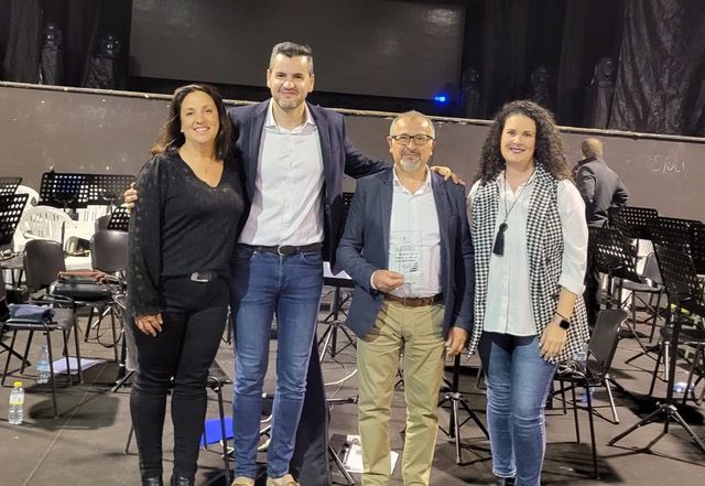 Mojácar rinde homenaje a Diego Martínez Melgares en la  I Gala Federband