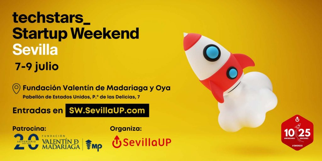 <strong>El certamen Startup Weekend Sevilla celebra su décimo aniversario realizando del 7 al 9 de julio su edición 25º de este  certamen de fomento del emprendimiento</strong>