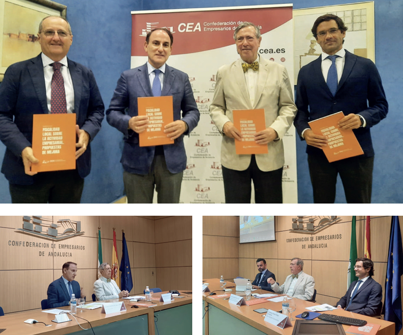 El informe “Incidencia de la Fiscalidad local sobre la actividad empresarial. Propuestas de mejora” aboga por una mayor competitividad fiscal para el reposicionamiento de Andalucía