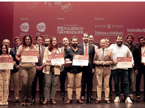 Productos la Salá y Talentum, ganadoras de los Premios AJE Cádiz 2023