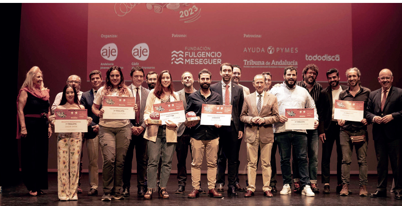 Productos la Salá y Talentum, ganadoras de los Premios AJE Cádiz 2023