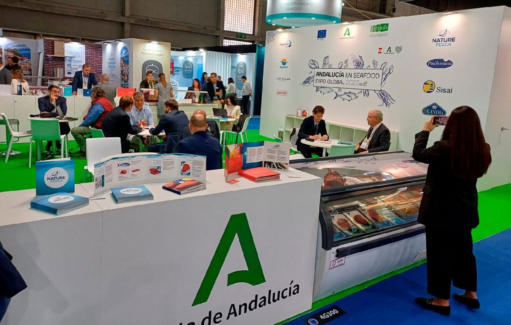 La Junta impulsa la industria pesquera andaluza en la feria Seafood Expo Global en Barcelona ante más de 26.000 compradores