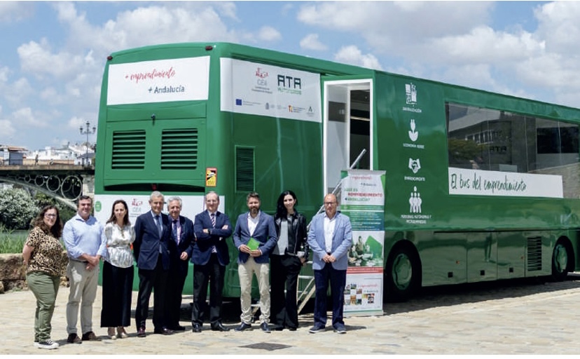 El Autobús del Emprendedor recorrerá 23 municipios de Andalucía