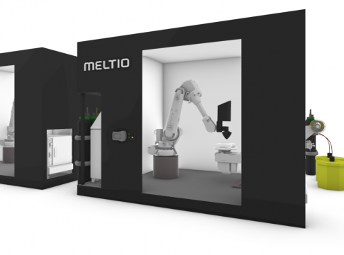 Meltio presenta su Robot Cell: la solución definitiva que permite a un brazo robótico industrial imprimir en 3D piezas metálicas en una célula cerrada, segura y lista para ser transportada