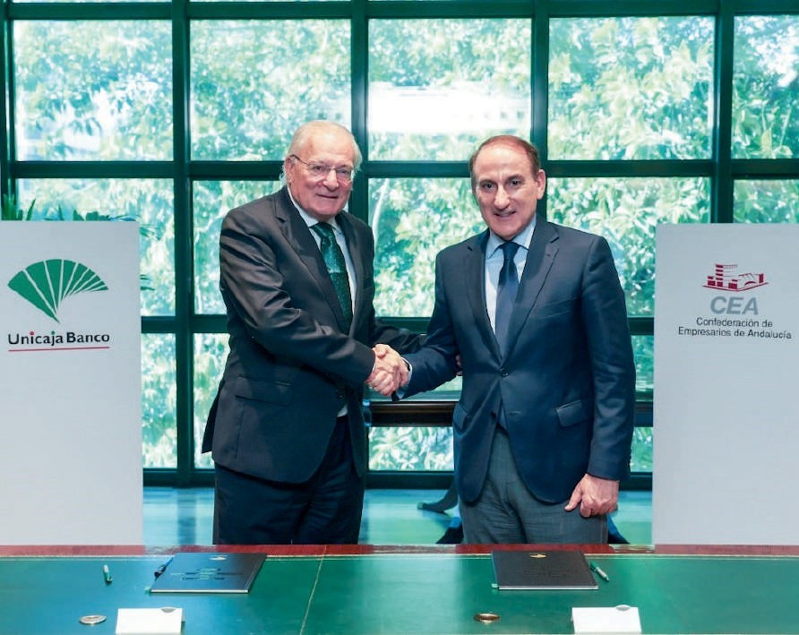 Unicaja Banco y CEA renuevan su acuerdo y habilitan una línea de financiación de 1.000 millones para apoyar a las empresas andaluzas