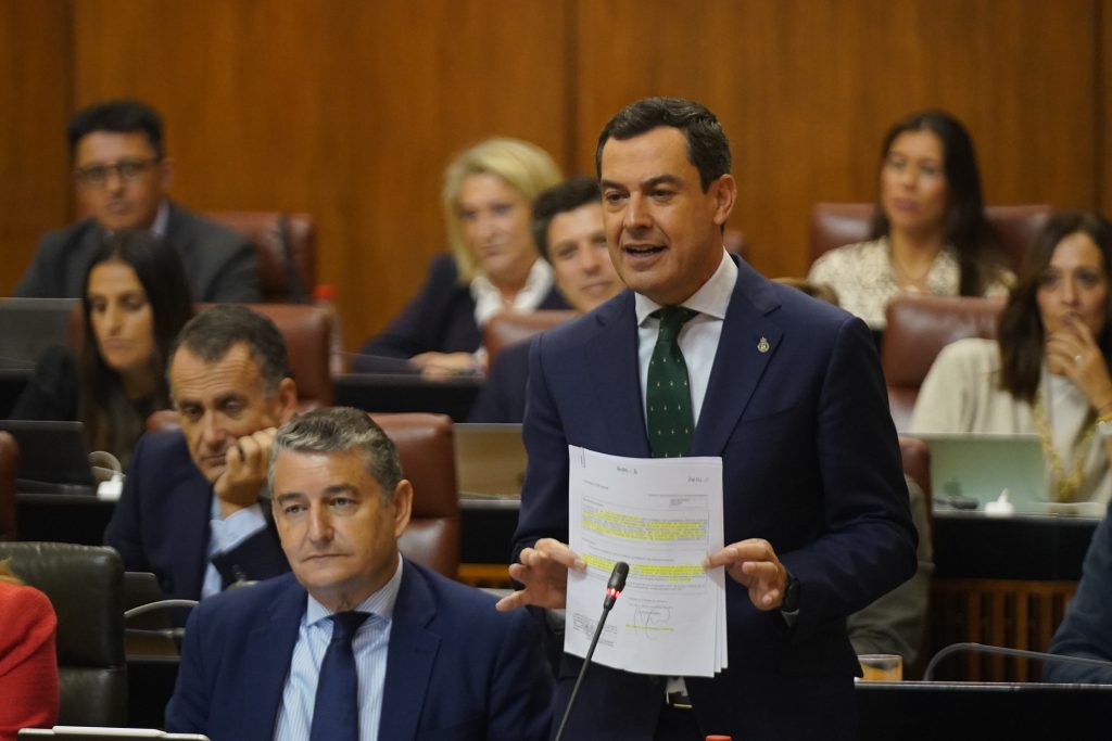 Moreno anuncia que los Presupuestos para 2024 ascienden a 46.753 millones, los más altos de la historia de Andalucía
