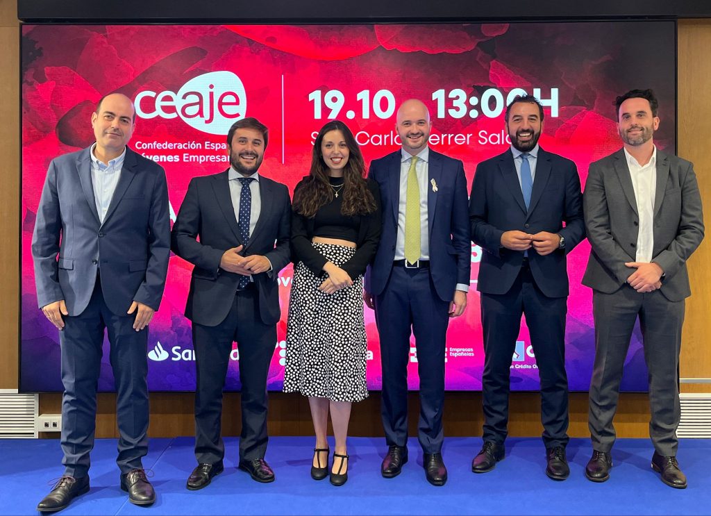 Melesio Peña elegido vicepresidente nacional en la reelección de Fermín Albaladejo como presidente de la Confederación Española de Jóvenes Empresarios
