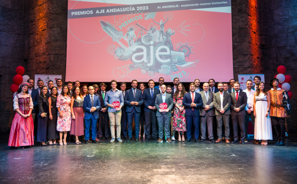 Nazaríes Intelligenia y Happymami, empresas ganadoras de los premios AJE Andalucía