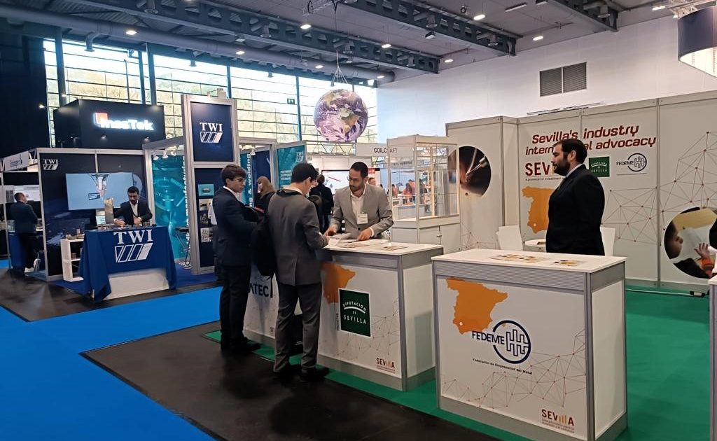 La Diputación de Sevilla y FEDEME promocionan la industria sevillana del metal en la Space Tech Expo Europe