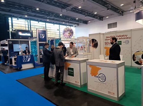 La Diputación de Sevilla y FEDEME promocionan la industria sevillana del metal en la Space Tech Expo Europe