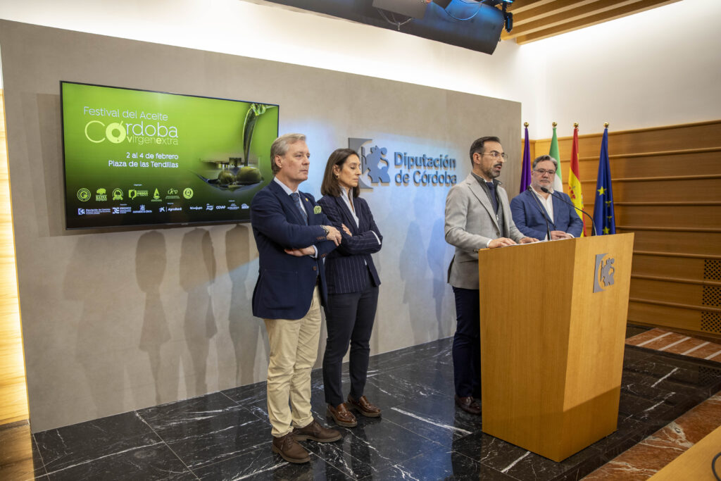 La plaza de las Tendillas acogerá del 2 al 4 de febrero el I Festival del Aceite Córdoba Virgen Extra