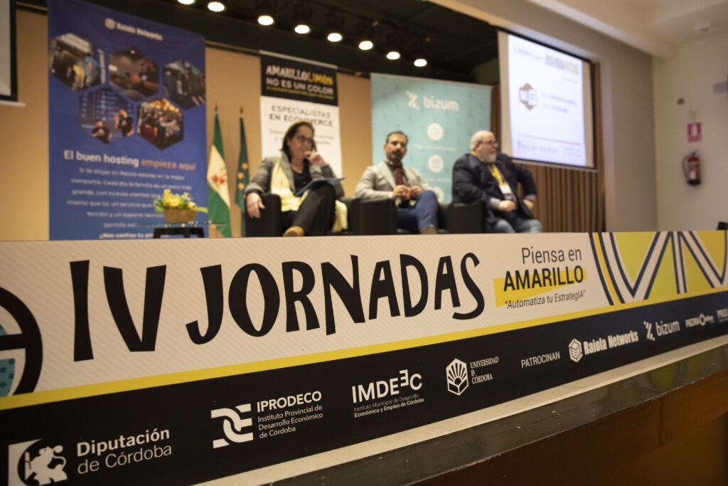 Analizar las posibilidades que ofrece la Inteligencia Artificial al ámbito empresarial ha sido el eje de las  IV Jornadas ‘Piensa en Amarillo’, celebradas en la Diputación de Córdoba