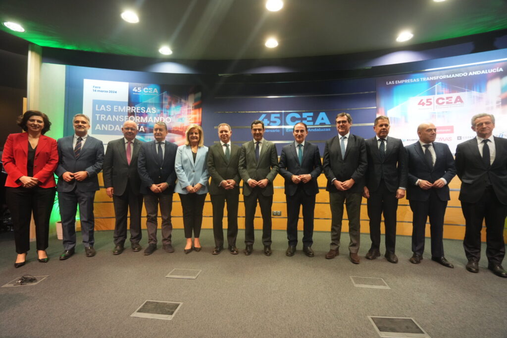 Moreno incide en el papel clave de las empresas para transformar Andalucía y apuesta por crear ecosistemas favorables para generar progreso